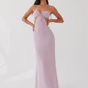 Pepper Mayo Lavender Maxi Dress
